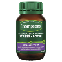 Thompsons Ashwagandha Complex Stress + Focus 60 Tablets - £75.63 GBP