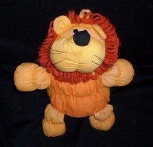 Vintage 1986 Applause Pufflet Orange Yellow Baby Lion Stuffed Animal Plush Toy - £18.67 GBP