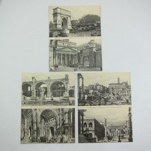 1920 Rome Italy Picture Cards Roman Forum Temple of Peace Basilica of Maxentius - £23.50 GBP