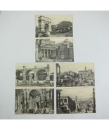 1920 Rome Italy Picture Cards Roman Forum Temple of Peace Basilica of Ma... - £23.48 GBP