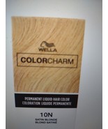 2 WELLA COLOR CHARM PERMANENT DYE GEL 10N/1001 SATIN BLONDE - $16.68 CAD