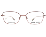 Anne Klein Eyeglasses Frames AK5073 780 ROSE GOLD Pink Wire Rim 52-16-140 - $60.59