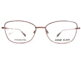 Anne Klein Eyeglasses Frames AK5073 780 ROSE GOLD Pink Wire Rim 52-16-140 - £47.32 GBP