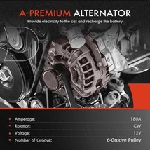 Alternator for Lexus LS460 2007 2008 2009 2010-2012 V8 4.6L 180A 12V CW 6-Groove - £144.92 GBP