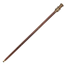 38&quot; Handmade Sheesham Wood Gentleman Walking Cane Solid Brass Telescope Handle - £29.40 GBP