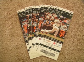 MLB 2014 &amp; 2011 SF Giants Full Unused Ticket Stubs $3.99 Each! - £3.13 GBP