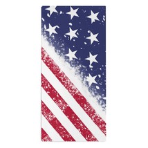 Mondxflaur Stars American Flag Hand Towels for Bathroom Hair Absorbent 14x29 Inc - £10.38 GBP