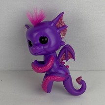 Kaylin Baby Purple Glitter Fingerling Dragon Interactive Pretend Play Toy Figure - £6.06 GBP