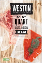 Weston Vacuum Sealer Bags, 2 Ply 3Mm Thick, for Nutrifresh, Foodsaver &amp; ... - £25.99 GBP