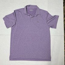 Vineyard Vines Mens Large Purple Striped On The Go Sankaty Polo Golf Shirt - $531.15 MXN