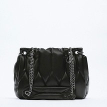 Designer Bag Ladies High Quality Pu Female Leather Chain Messenger Bag Ladies Ha - £53.73 GBP