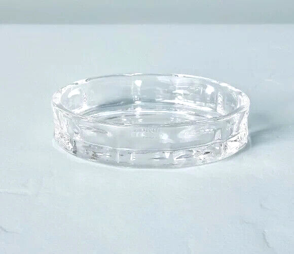 Sculpted Glass Soap Dish (Clear) Hearth &amp; Hand with Magnolia - NEW!!! - $7.69