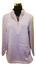 Croft &amp; Barrow 1/4 Zip Lilac Purple Sweater Jacket - 2XL - £39.62 GBP