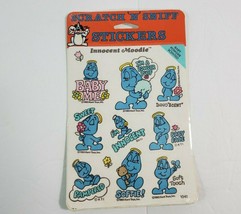 Vintage Scratch N Sniff Baby Powder Scent Innocent Moodie Sticker Sheet New - £14.18 GBP