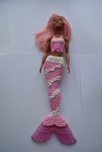 Mattel Barbie Dreamtopia Mermaid Doll African American Pink Hair FXT10 Used Plea - £21.13 GBP