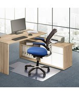 Office Chair Mats for Carpeted Floors, Studded Desk Floor Mat  with Lip ... - £48.49 GBP