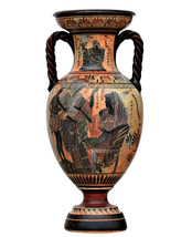 Goddess Athena Theseus and Amphitrite Vase Ancient Greek Pottery Ceramic... - £330.94 GBP