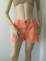 Kardashian Kollection Premium Denim Kourtney Shorts, Melon (Size 16) - £15.94 GBP