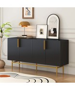 Elegant Black Sideboard Buffet Cabinet - $6,228.55 MXN