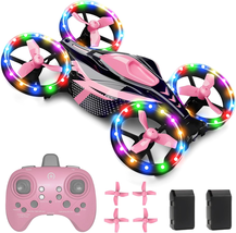 Drones for Kids - Dual Mode LED Flash Lights Wheels with 12 Scene Modes - £50.21 GBP