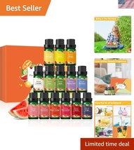 Exquisite 14-Scents Fruit Oil Collection for Candle Making and Home Frag... - $48.00