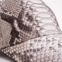 Boss Naturel Python Leather Cap image 3