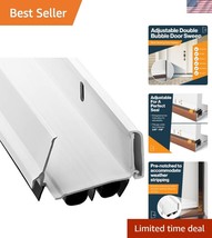Extra Thick Adjustable Door Sweep for Exterior Draft Prevention - 1 3/4&quot;... - $67.49