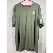 Under Armour Shirt Mens Adult Green Logo Patriotic Freedom Casual Size 3... - $512.19 MXN