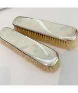 ONE Longer Bristled Edwardian Sterling Silver Clothing Brush dated 1917 ... - $382.93