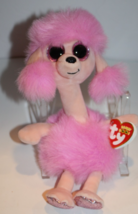 Ty Beanie Boos CAMILLA the Pink Poodle Dog 10" MWMT Plush Stuffed Animal... - $10.40