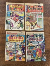 Archie Mad House Comics Sabrina Teen Age Witch Lot of Four Cover Cut - £7.81 GBP