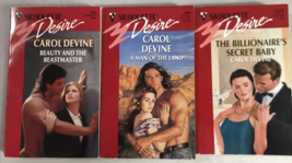 Lot of 3 Carol Devine [Masterson Family] Beauty and the Beastmaster A Man of the - £10.34 GBP