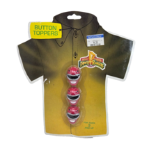 VINTAGE 1994 MIGHTY MORPHIN POWER RANGERS RED RANGER BUTTON TOPPERS FOR ... - $174.90 MXN