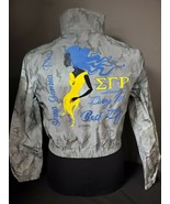 Sigma Gamma Rho Sorority Camoflaguged Crop Fashion Jacket    - $67.91 CAD