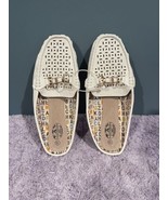 New Ladies Shoes Anna Almeida Ivory Cutout Slingback Sandals Size 10 (fi... - £27.59 GBP