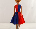 Barbie Bubble Cut Doll Strawberry Blonde 1963 Original w/ Fancy Free Dress - £72.68 GBP