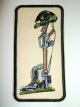 Fallen Soldier Memorial Embroidered Patch~Military~Biker~Patriotic~Army~... - £3.03 GBP