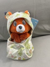 Disney Parks Baby Tod the Fox in a Hoodie Pouch Blanket Plush Doll New image 4