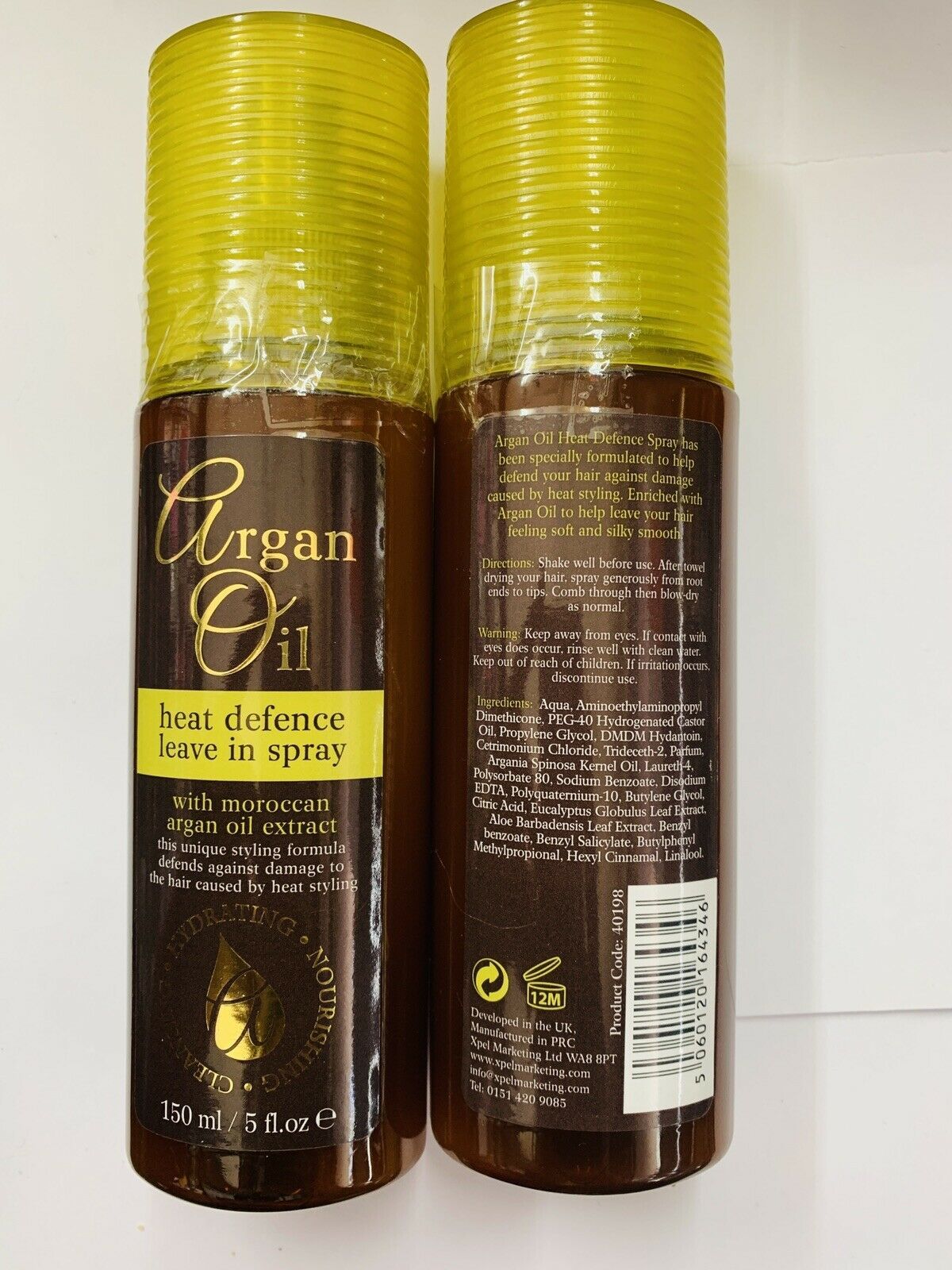 2X Argon Defence Protector Leave In Spray With Moroccan Argan Oil Extrac... - $13.26