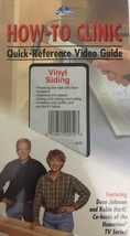 How-To-Clinic&quot;VINYL Siding&quot;Vhs Movie-RARE Vintage COLLECTIBLE-SHIP N 24 Hours - £59.14 GBP