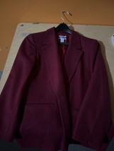 Vintg Pendleton Womans Blazer Size 12 Jacket 100% Virgin Wool Blazer One Button - £23.65 GBP