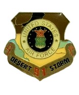 Desert Storm 91 U.S. Air Force Hat Tac or Lapel Pin Collectors Item - £5.18 GBP
