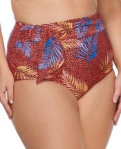 $46 Raisins Curve Trendy Nomad Fairfax High-Waist Bikini Bottoms Orange Size 20W - £15.54 GBP