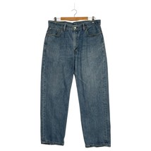 Levis 550 Jeans Mens 36x30 Blue Denim Relaxed Tapered Fit Medium Wash Cl... - $22.76