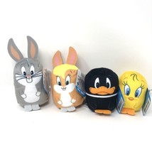 Looney Tunes Mini Plush Duffy Duck, Tweety Bird, Bugs Bunny &amp; Lola Bunny New - £15.60 GBP