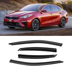 Window Rain Guards for Kia Forte 2019-2024, Window Visor Guard Vent Wind - $34.64