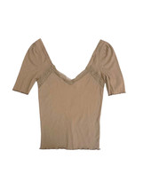 Free People We The Free Womens Blouse Margaux Stylish Brown Size Xs OB971117 - £37.68 GBP