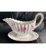 Spode MEADOWBROOK Gravy Boat with Attached Underplate Made in England - $49.99