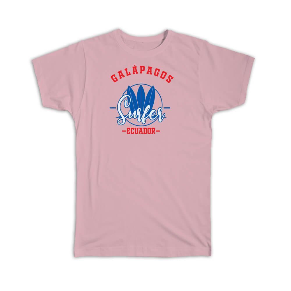 Galapagos Surfer Ecuador : Gift T-Shirt Tropical Beach Travel Vacation Surfing Item image 4