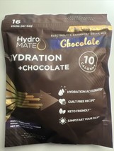 HydroMATE Electrolyte Powder Packets Drink Mix Low Sugar Chocolate - £18.92 GBP